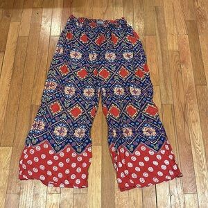 Angie size small wide leg boho pants‎